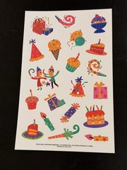 Vintage Current Inc Stickers Lot Of 9 Sheets Baby, Flowers, Ect