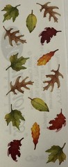 FALL LEAVES Stickers(15pc) Creative Memories•Autumn •Fall•Colorful•Card Making