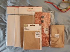 Lot of Supplies Scrapbook Cardmaking Papercrafting Tags Ribbon Washi Wire Twine