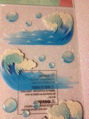 JOLEE’S DIMENSIONAL STICKERS WAVES – OCEAN WAVES – BEACH WATER SEA WAVES 3D NEW