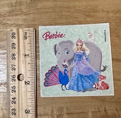 Barbie Island Princess 2007 SandyLion Sticker 2.5″ x 2.5″