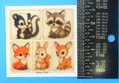 Cute Woodland Animals Mini Sticker Sheet