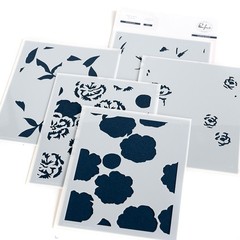 PINK FRESH – HIGH QUALITY STENCILS – PRETTY BLOSSOMS