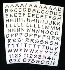 Mrs Grossman Alphabet Sticker Sheets Assortment *Your Choice* (See Description)