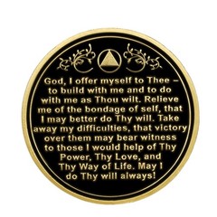 1 Year Sobriety Coin, Tree of Life AA Coins, AA Chips and Medallions, Recover…