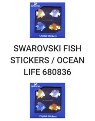 Swarovski Ocean Life Fish Stickers Crystal Moments ● Rare/Retired Set 680836