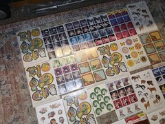 Vintage Stickers Current Inc And Other Brands Animals, Balloons Etc 24 Total