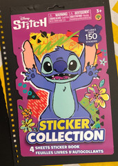 Lilo & Stitch sticker collection book 4 pages 150 stickers sheets angel Disney
