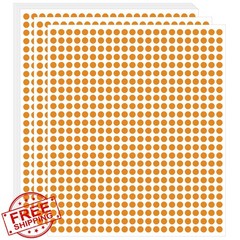 VeriPap Dot Stickers 0.25″ Orange