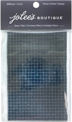 Crafts Stickers Jolees Disco Mirror Tiles 5MM 3/16″ Squares 5 Sheets 3000