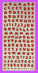 MICKEY MOUSE DISNEY THEME ALPHABET STICKER – SANDYLION