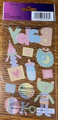 Sticko BABY Girl Boy Toys Jack In The Box Ball Bear Bib Bottle Scrapbook Sticker
