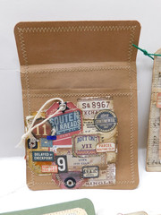 Junk Journal Add-Ons Handmade Tags Card Envelope File Clipboard Ephemera Set 3