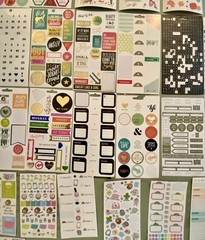 HUGE Lot of Happy Planner Stickers Over 140 Pages Of Stickers & 2 Binders