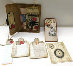 Junk Journal Add-On Handmade Tags, Journal Card, Envelope Ephemera Set