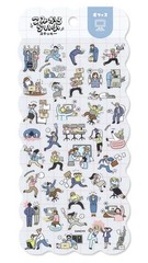 Mini Seal Stickers Sheet Mind Wave 82694 Komikaru Life Sticker Office