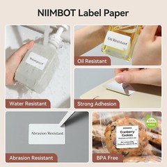2 Rolls Labels for B1 B21 B3S K3, Thermal Printer Labels 2″ x 3.15″（50x80mm),…