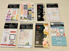 *New* Happy Planner Lot of 8 Sticker Books – Florals, Disney, Picnic – 4000 pc!