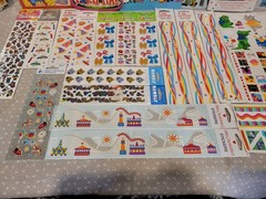 Vintage Sandylion Mrs. Grossman’s Circus Birthday Party Sticker Sheet Book Lot