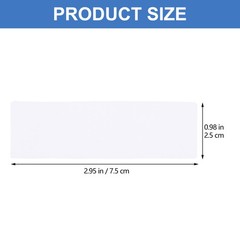 Self Adhesive White Food Storage Labels for Glass Metal Plastic Containers