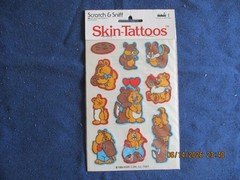 SCRATCH AND SNIFF SKIN TATTOOS SQUIRRELS