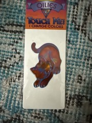 Vintage Oilies 80’s/90’s Touch Me Large Cat NIP Changes Color MYSTIC Rare