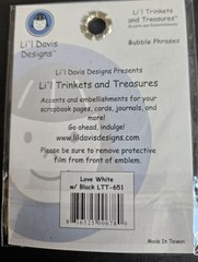 LI’L DAVIS DESIGNS BUBBLE PHRASES LIL TRINKETS and TREASURES Epoxy Ovals