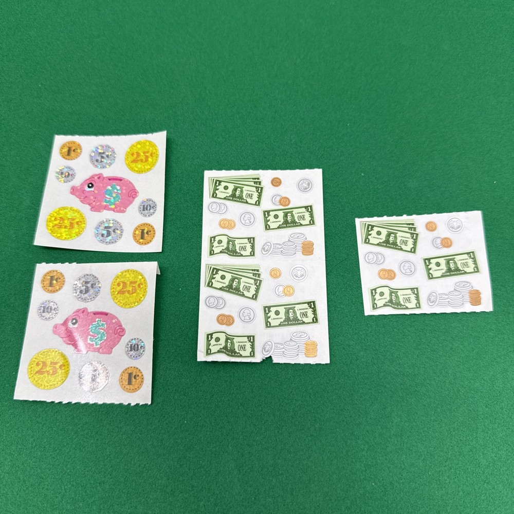 SandyLion Stickers Prismatic Piggy Bank Coins-2 Mods/Mrs Grossman’s Money 3 Mods