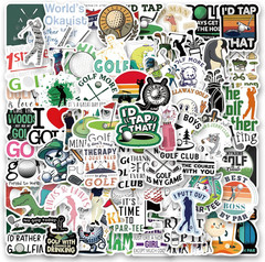 122 PCS Golf Stickers Pack for Phone, Water Bottles, Scrapbook, Car, Laptop