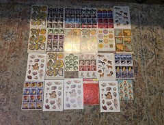 Vintage Stickers Current Inc And Other Brands Animals, Balloons Etc 24 Total