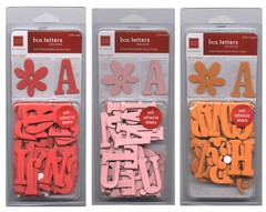 ChatterBox Chipboard Box Letters Alphabets Scrapbook Craft Card Making 1.5″