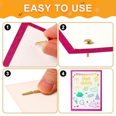 3/4″ Metal Brass Brads for Paper Crafts – Round Fasteners