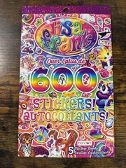 Lisa Frank Sticker Book 5 Sticker Sheets 600 Stickers Bendon New Booklet