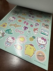 🎀 LARGE STICKER PAD Hello Kitty Activity Coloring Book Full Size Create A Scene