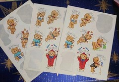 Vtg Lot 80s 90s Teddy Bear Theme Hallmark American Greetings Sandylion Preowned