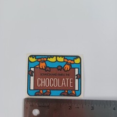 Vintage Mello Smello Chocolate Bar Sticker -80’s -Unused -Single Sticker NEW