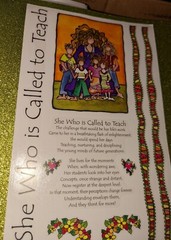 PSX Designs for Creativity Stickers Teacher Called to Teach Wacky Women 1 sheet