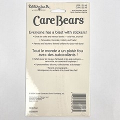 NEW 2004 Stickety Doo Da CARE BEAR American Greetings Stickers 2 Sheets