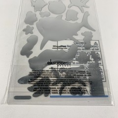 Disney Pixar Finding Nemo Dory Crush Bruce Squirt Metallic Shiny Sticker Sheet