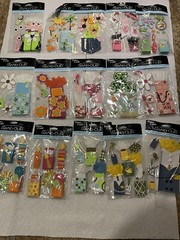Provo Craft Stand-Outs Lot (15) Scrapping Supplies Lot 2005