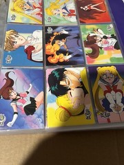Vintage Lisa Frank Koala Binder With Sailor Moon Trading Cards