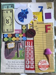 Vintage Junk Journal Kit Children’s Book Pages Scrapbooking Ephemera