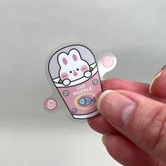 Bunny Snacks Easter Stickers Spring Scrapbooking Planner Calendar Cards