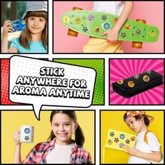 Smelly Stickers Scratch and Sniff for Kids, Scented Stickers 48 Sheets 746 PC…