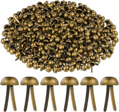 500 Pcs Brads for Paper Crafts Metal round Brass Paper Fasteners for Craft Art C