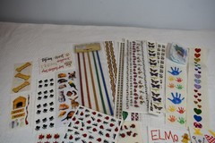 Huge Lot, Scrapbook Decorations, Stickers, Wallpaper & More, 99+ Different Types