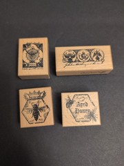 Cora Crea Scrapbook Stamps Washi Tape Paper Witchy Folklore Insects Junk Journal