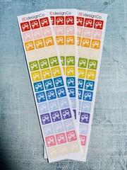 39 Cheers, Happy Hour, Cocktail Stickers for Various Types of Planners (#112)