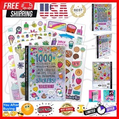 Ridiculously Cute Sticker Book – 1000+ Stickers for Kids 6+ with Cartoon Themes