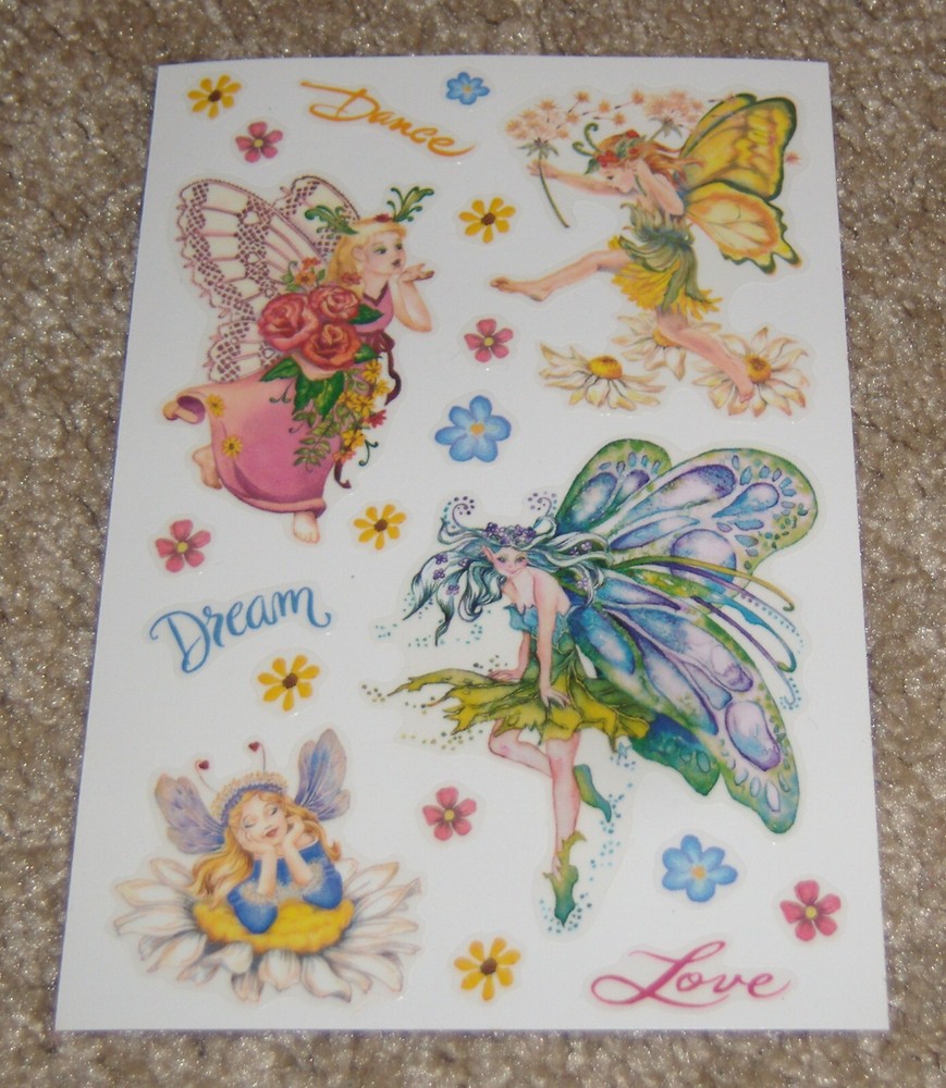 PSX Designs Sticker Sheet ~ Magical Fairies Very RHTF
